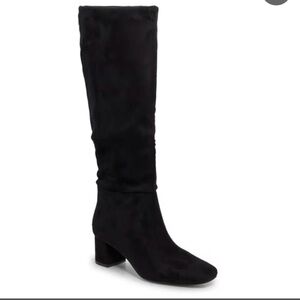 Chinese Laundry Black Suede Boots - Size 10